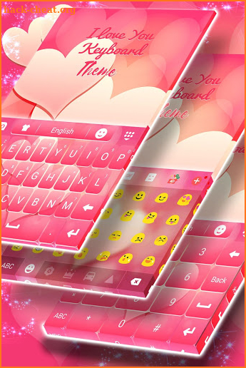 I Love You Keyboard Theme screenshot