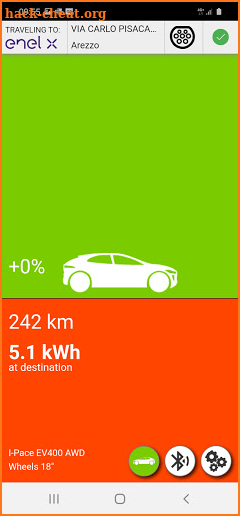 I-Pace - Power Cruise Control® screenshot