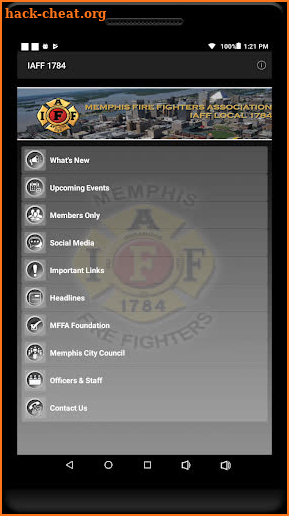 IAFF 1784 screenshot