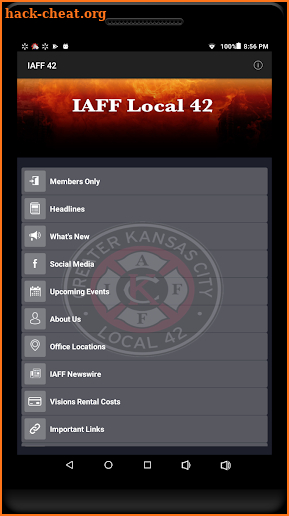 IAFF 42 screenshot