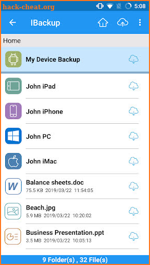 IBackup screenshot