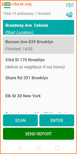 IBI - multi stop route planner screenshot