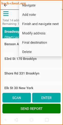 IBI - multi stop route planner screenshot