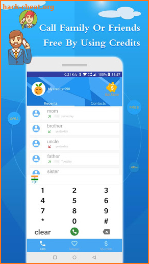 iCall - Free  higher quality voice call screenshot