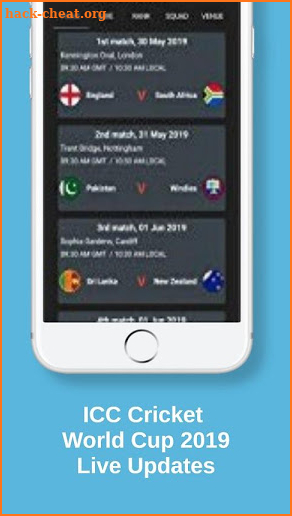 ICC Cricket World Cup 2019-Live Videos and updates screenshot