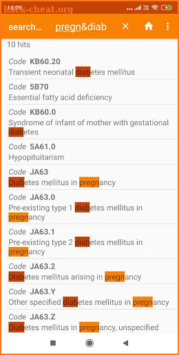 ICD-11 Disease Diagnoses Pro screenshot