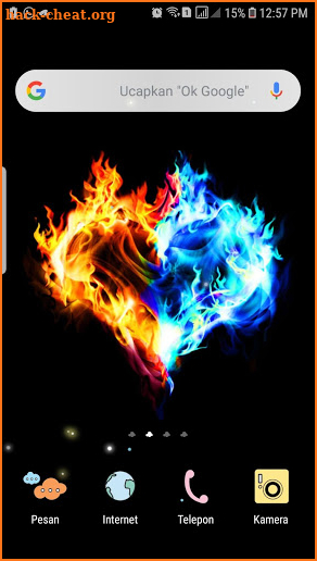 Ice & Fire Live Wallpaper screenshot