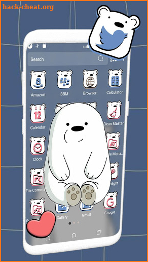 Ice Bear Launcher Theme screenshot