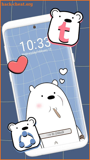 Ice Bear Launcher Theme screenshot