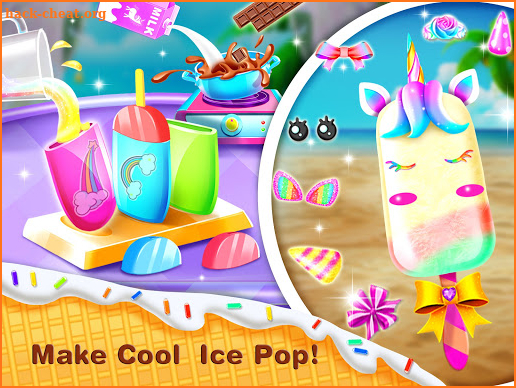 Ice Cream Games-Unicorn Ice Dessert Maker screenshot