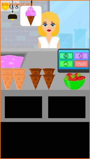 ice cream shop cashier game screenshot