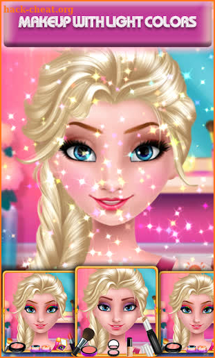 Ice Queen Rainbow Eye Makeup screenshot