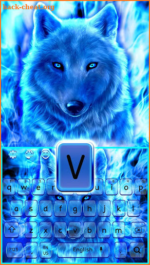 Ice Wolf Keyboard screenshot