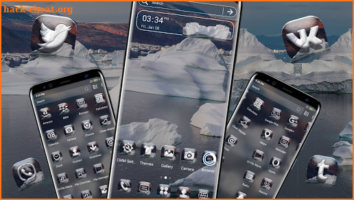 Iceberg Launcher Theme screenshot