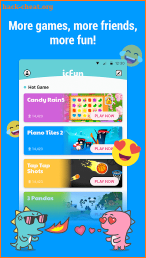 icFun - Play fun games, Battle with friends! screenshot