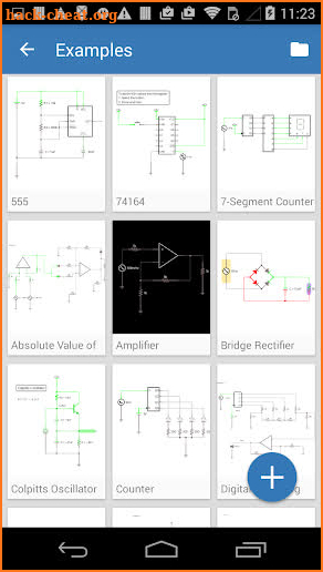 iCircuit Electronic Circuit Simulator screenshot