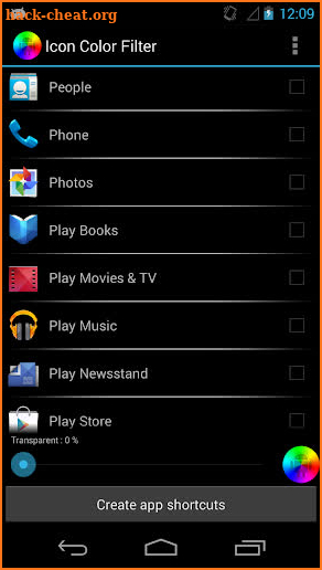 Icon Color Filter Lite screenshot