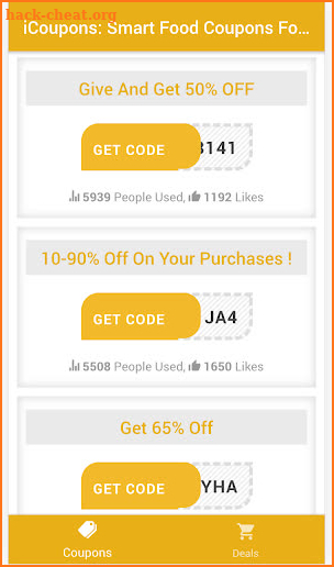 iCoupons: Smart Food Coupons For Burger King screenshot