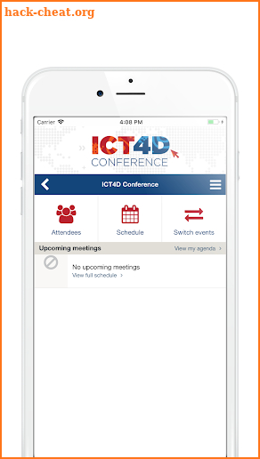 ICT4D Conference screenshot