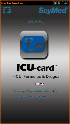 ICU-card™ screenshot