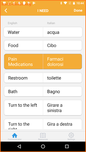 ICU Patient Communicator screenshot