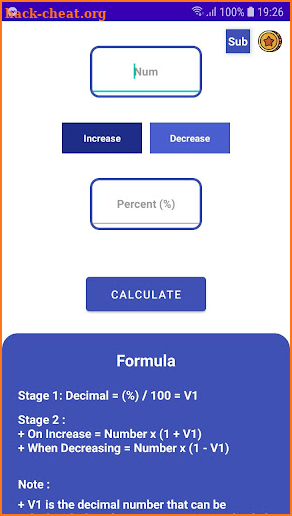 ID Percent of Number screenshot