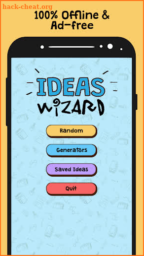 Ideas Wizard: Idea Generator & Story Cubes App screenshot