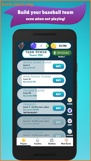 Idle Baseball - Clicker game screenshot