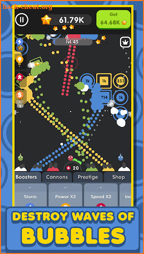 Idle Bubbles Cannon screenshot