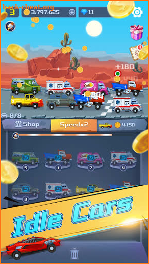 Idle Cars: Merge and Transform! screenshot