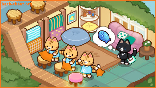 Idle Cat Tycoon : Furniture Craft Shop screenshot