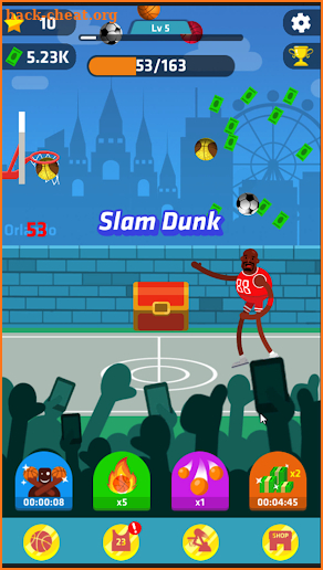 Idle Dunk Master screenshot