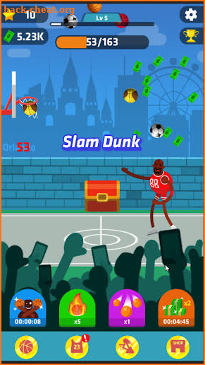 Idle Dunk Master - VIP Edition screenshot