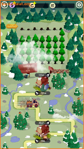 Idle factory: Woodbiz tycoon screenshot