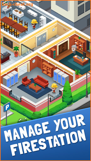 Idle Firefighter Tycoon - Fire Emergency Manager screenshot