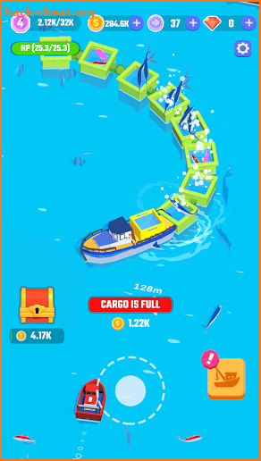 Idle Fishing Boat screenshot