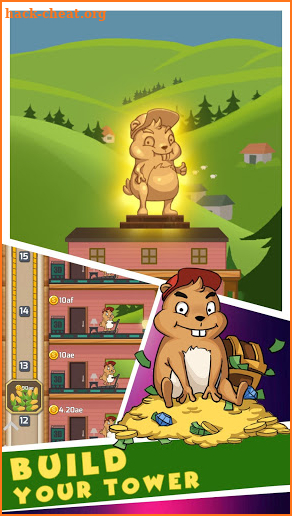 Idle Hamster Tower Tycoon: Gold Miner Clicker screenshot