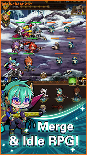 Idle Heroes - Merge Pixel Heroes RPG Games screenshot