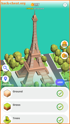 Idle Landmarks screenshot