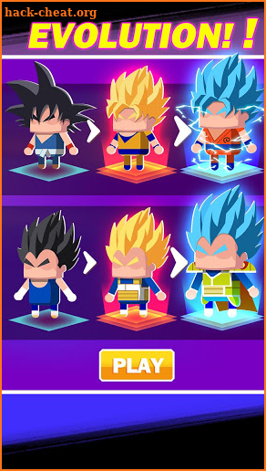 Idle Merge SSJ Transform - Super Z Warriors screenshot