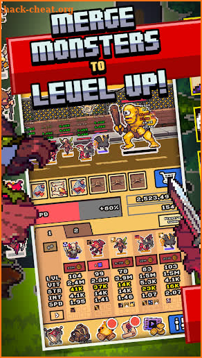 Idle Monster Frontier - team rpg collecting game screenshot