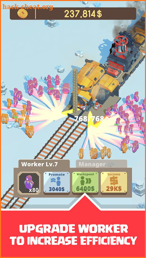 Idle Railway Builder screenshot