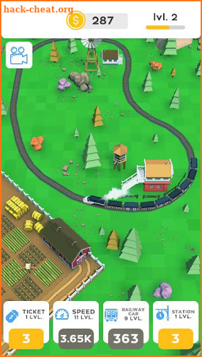 Idle Trains Railway Tycoon screenshot