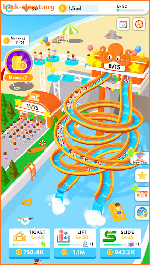 Idle Water Slide screenshot