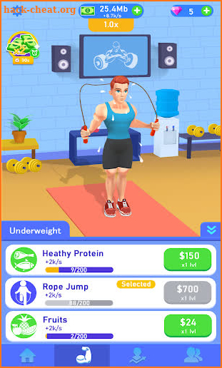 Idle Workout Success Life screenshot