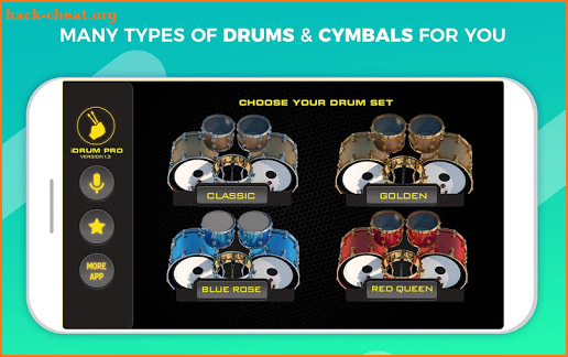 iDrum Rock - Simple Drums - Drums for everyone screenshot