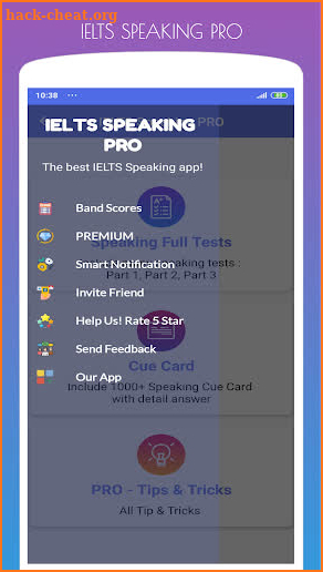 IELTS Speaking PRO : Full Tests & Cue Cards screenshot