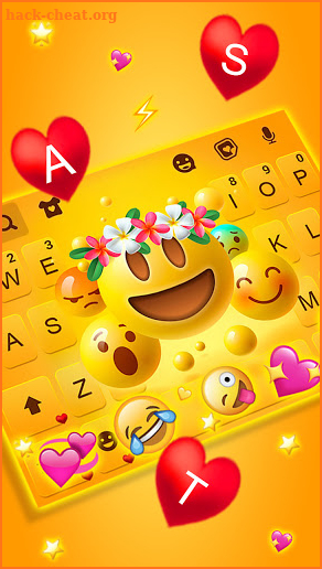 iEmoji Gravity Keyboard Background screenshot