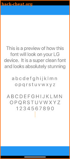iFont [Font] theme for LG Devices screenshot