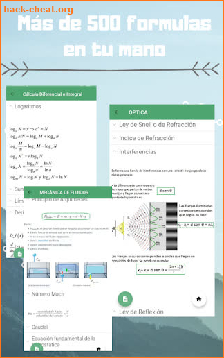 iFormulas - all in one screenshot